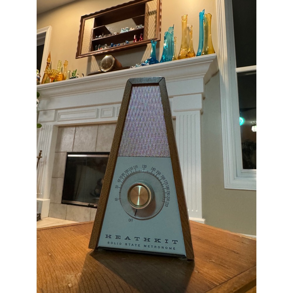 Vintage Heathkit TD-17 Metronome w/ Original Box & Manual Untested 1969